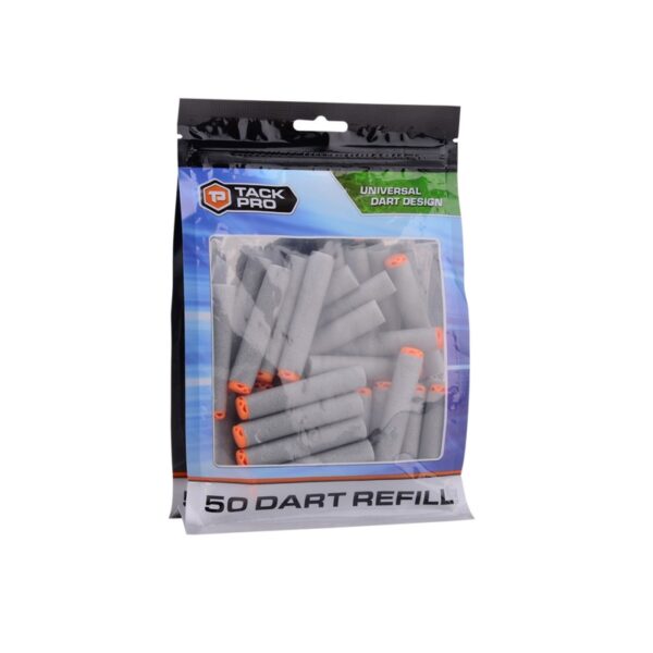 412544 Tack Pro navul set 50 pijlen 31059 Tack Pro navulset. De set bestaat uit 50 darts die uitwisselbaar zijn met ander merken.