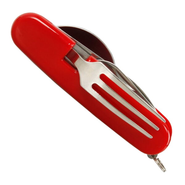 311022 BCB Opvouwbaar bestekset CN223 Mooi compacte set met mes, vork en lepel, compleet met blikopener, flesopener en koordbevestiging. Om keukengerei te scheiden en onafhankelijk te gebruiken, duwt u eenvoudig beide kanten tegen elkaar (zie afbeelding) <strong>Gevouwen formaat:</strong> 9 cm (3,5 inch) <a href="https://dedump.nl/wp-content/uploads/2021/01/BCB.png"><img class="alignnone size-full wp-image-35393" src="https://dedump.nl/wp-content/uploads/2021/01/BCB.png" alt="" width="94" height="50" /></a>