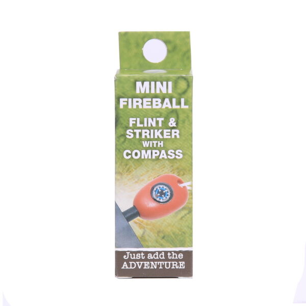 429752 BCB Vuurstarter fireball flint strike midi CN340M2 <big>Een effectief alternatief vuurstarter voor lucifers, compleet met een met vloeistof gevuld kompas voor noodnavigatie.</big> <big>Deze compacte vuurstenen en stevige metalen spits met gekartelde rand is een essentieel item voor elke wandelaar/hiker en behoord in elk nood- of overlevingsset.</big> <strong><big>Kenmerken:</big></strong> <ul> <li><big>Ontworpen voor continu gebruik</big></li> <li><big>De vonken van deze vuursteen branden heter en langer</big></li> <li><big>Afzonderlijk gehard ijzerzaagblad creëert een groot slagoppervlak met zijn tanden</big></li> </ul> <big><strong>Specificatie:</strong></big> <ul> <li><big>Lengte: 8 cm (3 ")</big></li> </ul>