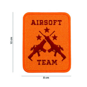 Embleem stof Airsoft team oranje #23022