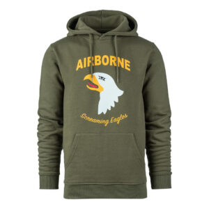 Hoodie 101st Airborne Eagle - Dark Grey