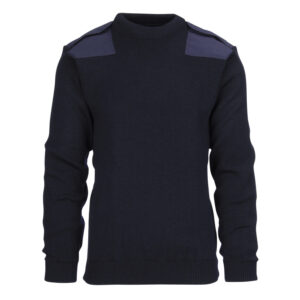 Commando trui wol fijn Blauw