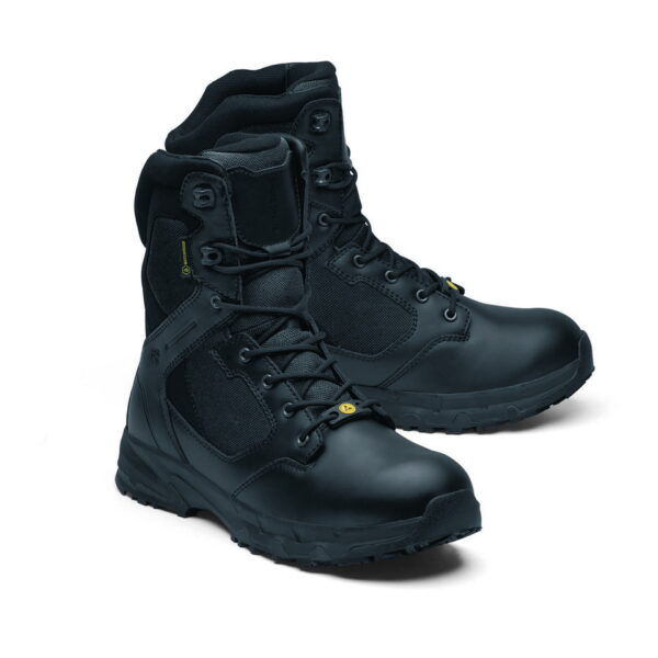 231307 SFC Darver Defense Tactical boots 06 ESD De SFC Darver Defense Tactical Boots (O6 ESD) zijn ontworpen voor maximale prestaties in tactische situaties. Met een waterafstotend ontwerp, uitneembare dempende binnenzool en unieke antislip zool, bieden deze boots comfort en bescherming op hoog niveau. Bestel nu voor betrouwbare tactical boots! Raadpleeg de spec/tech sheet voor meer informatie. <a title="Maattabel" href="https://dedump.nl/wp-content/uploads/2024/01/231307-SFC-Darver-Defense-Tactical-boots-06-ESD16.pdf" target="_blank" rel="noopener noreferrer"><button><span style="color: #ef471f; font-size: medium;"><strong>Spec/Tech sheet</strong></span></button></a>