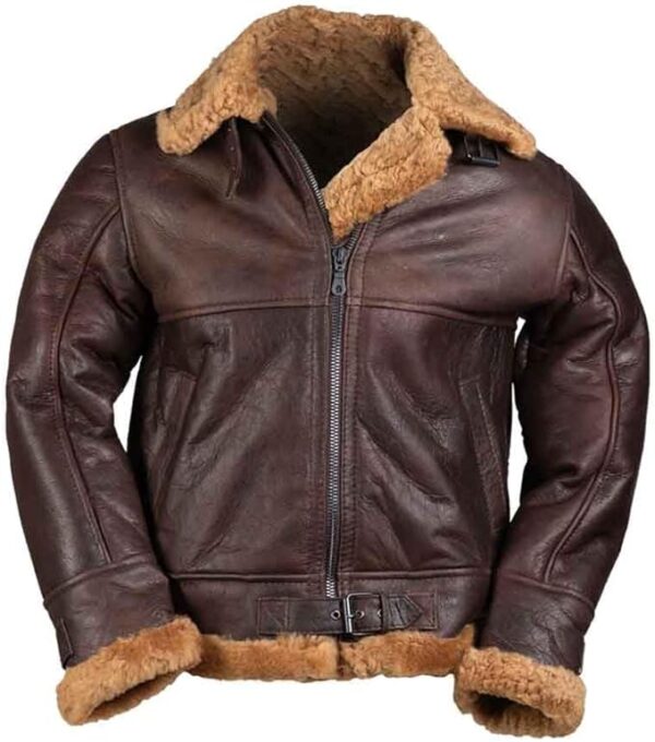 M 10450109 Ontdek de perfecte combinatie van warmte en stijl met onze US B46 schapenleren jas van Miltec. Het zachte roan, sterke voorrits, 2 handige zijzakken en 1 bout-gesp op de kraag zorgen voor een unieke uitstraling. Pas de pasvorm aan met de leren bouten aan de voorkant en manchetten. <strong>Let op, valt klein.</strong> <strong>Bij twijfel bestel een maat groter.</strong>