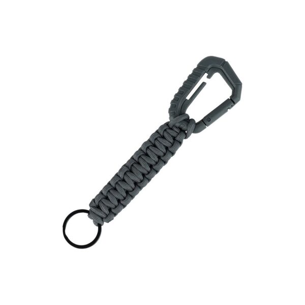 Tactical paracord sleutelhanger10 De Tactical paracord sleutelhanger is meer dan alleen een accessoire - het is een praktisch gereedschap voor elke avonturier. Met zijn metalen sleutelring, Molle-compatible karabijnhaak en totale lengte van 18 cm, is deze sleutelhanger klaar om te helpen in elke situatie.