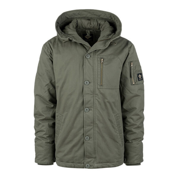 129867 11 01 De Fostex Commander Army Parka combineert tijdloze stijl met moderne functionaliteit. Gemaakt van 100% katoen met een gewassen look, biedt deze mid-length parka ultiem comfort en warmte tijdens de koudere maanden. Met zorgvuldig ontworpen details zoals brushed look SAB® ritsen, een bomber-pocket op de mouw en fijn geweven labels, is deze jas zowel stijlvol als praktisch. De parka is ontworpen voor zowel outdoor-activiteiten als casual wear, en biedt een perfecte balans tussen bescherming tegen de elementen en een trendy, militaire look. De gevoerde capuchon en fleecevoering in de steekzakken zorgen voor extra warmte, terwijl de diverse zakken met ritsen en drukknoopsluitingen volop opbergruimte bieden. <div><a title="Maattabel" href="https://dedump.nl/wp-content/uploads/2024/08/Commander-Army-Parka-maattabel.png" target="_blank" rel="noopener"><button><span style="color: #ef471f; font-size: medium;"><strong>Maattabel</strong></span></button></a></div> <div></div>