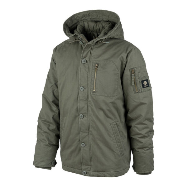 129867 11 02 De Fostex Commander Army Parka combineert tijdloze stijl met moderne functionaliteit. Gemaakt van 100% katoen met een gewassen look, biedt deze mid-length parka ultiem comfort en warmte tijdens de koudere maanden. Met zorgvuldig ontworpen details zoals brushed look SAB® ritsen, een bomber-pocket op de mouw en fijn geweven labels, is deze jas zowel stijlvol als praktisch. De parka is ontworpen voor zowel outdoor-activiteiten als casual wear, en biedt een perfecte balans tussen bescherming tegen de elementen en een trendy, militaire look. De gevoerde capuchon en fleecevoering in de steekzakken zorgen voor extra warmte, terwijl de diverse zakken met ritsen en drukknoopsluitingen volop opbergruimte bieden. <div><a title="Maattabel" href="https://dedump.nl/wp-content/uploads/2024/08/Commander-Army-Parka-maattabel.png" target="_blank" rel="noopener"><button><span style="color: #ef471f; font-size: medium;"><strong>Maattabel</strong></span></button></a></div> <div></div>