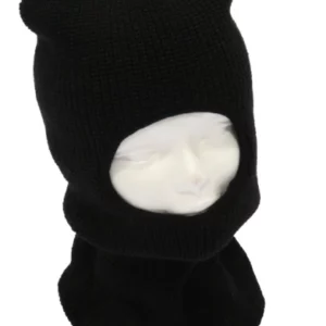 Bivakmuts Zwart (1 Gaats) KM Military