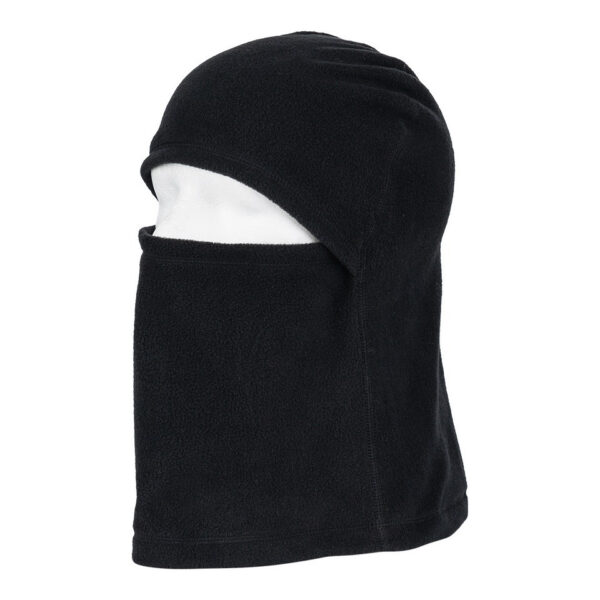 Fleece multifunctionele bivakmuts3 Onze fleece multifunctionele bivakmuts is de ideale keuze voor wie op zoek is naar warmte en veelzijdigheid tijdens outdoor activiteiten. Gemaakt van zacht en ademend fleece materiaal, biedt deze bivakmuts ultiem comfort en isolatie tegen de kou. Dankzij het multifunctionele ontwerp kun je de muts op verschillende manieren dragen, afhankelijk van je behoefte aan bescherming. Of je nu je gezicht volledig wilt bedekken tijdens koude omstandigheden of alleen je nek warm wilt houden, deze muts past zich aan elke situatie aan. Perfect voor een breed scala aan activiteiten zoals skiën, wandelen, fietsen, en andere buitenavonturen waar je bescherming tegen de elementen nodig hebt.