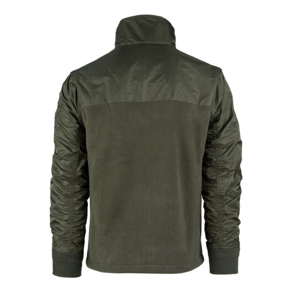 MA 1 Fleece Bomber Jacket3 De MA-1 Fleece Bomber Jacket combineert het beste van twee werelden: het comfort van een fleecejack en het iconische ontwerp van het MA-1 Bomberjack. Dit jack is gemaakt van superzachte fleece met nylon mouwen, waardoor het zowel warm als duurzaam is. Het jack is voorzien van een hoge kraag die extra bescherming biedt tegen de wind, perfect voor koude en winderige dagen. Het MA-1 Fleece Bomber Jacket is uitgerust met premium SBS ritsen voor soepele en betrouwbare sluiting. Twee zakken met ritssluiting aan de voorkant bieden voldoende opbergruimte voor je essentials, terwijl een borstzak met ritssluiting een handige plek biedt voor kleinere items. Het tijdloze ontwerp en de hoogwaardige materialen maken dit jack een uitstekende keuze voor dagelijks gebruik.