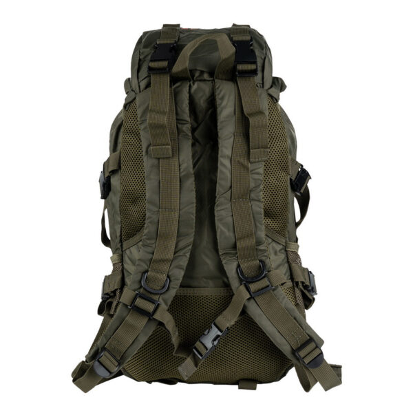 Parachute tas 8 rugtas commando1 De <strong>Parachute tas 8 / rugtas commando</strong> is een robuuste en stijlvolle rugtas, gemaakt van 100% duurzaam nylon. Deze tas is geïnspireerd op de uitrusting van commando's, compleet met een echte parachutesluiting ter decoratie. Of je nu op zoek bent naar een praktische tas voor dagelijks gebruik, outdoor activiteiten, of gewoon een stoere toevoeging aan je collectie, deze rugtas biedt de perfecte combinatie van functionaliteit en stijl.  