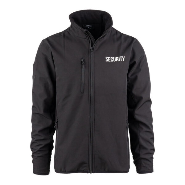Softshell Jas Security De <strong>softshell jas Security</strong> biedt de perfecte balans tussen bescherming en comfort voor beveiligingspersoneel. Gemaakt van een mix van <strong>96% polyester</strong> en <strong>4% elastaan</strong>, is deze jas zowel waterafstotend als ademend, wat essentieel is tijdens lange diensten. Met het 'Security'-logo op de linkerborst en rug, straalt de jas autoriteit en professionaliteit uit. Het ademende materiaal zorgt voor comfort, terwijl de zachte fleecevoering extra warmte biedt zonder de bewegingsvrijheid te beperken.