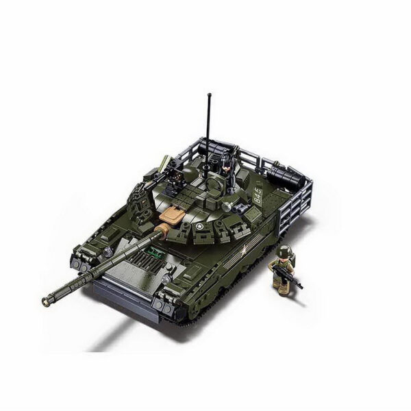 Sluban T 80 Tank M 38 B1178 161591 De <strong>Sluban T-80 Tank M-38 B1178</strong> is een indrukwekkende bouwset uit de populaire legercollectie van Sluban. Deze gedetailleerde set stelt jonge bouwers in staat om hun eigen krachtige T-80 tank te creëren, een iconisch gevechtsvoertuig. Sluban is een van de weinige merken die bouwstenen met een militair thema aanbiedt, en het grote voordeel is dat deze bouwstenen volledig compatibel zijn met andere bekende bouwsteenmerken. Dit maakt het mogelijk om je tank en andere sets eenvoudig te combineren.