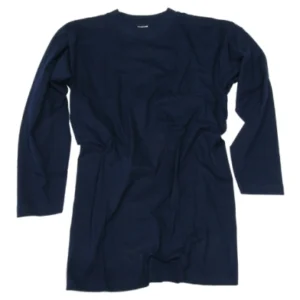 T-shirt Komo Navy Lange Mouw