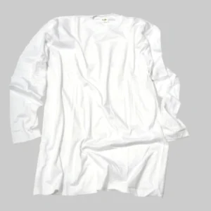 T-shirt Komo Wit Lange Mouw