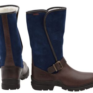 Horka Leren Laars Outdoor Gevoerd Chesterfield 146265 Blue