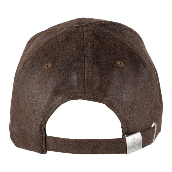 Baseball Cap U.S. Air Force Leder Look PU4 Deze bruine baseball cap is een must-have voor liefhebbers van de U.S. Air Force! Met een stijlvolle lederen look, gemaakt van hoogwaardig en duurzaam polyurethaan (PU), biedt deze cap een combinatie van comfort en een stoer design. Het iconische U.S. Air Force-logo op de voorzijde geeft een krachtige uitstraling en maakt deze cap een echte blikvanger. Perfect voor dagelijks gebruik of als accessoire om je outfit af te maken.