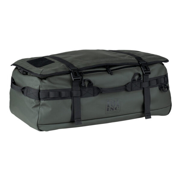 Duffle rugzak De <strong>Duffle Rugzak</strong> is jouw ideale metgezel voor reizen, sportieve activiteiten of dagelijks gebruik. Deze veelzijdige tas is ontworpen met een combinatie van functionaliteit, stijl en robuustheid, waardoor hij bestand is tegen intensief gebruik in uiteenlopende omstandigheden. Gemaakt van duurzaam <strong>100% polyester (900D)</strong> met een slijtvaste <strong>PU-laag</strong>, biedt deze rugzak uitstekende bescherming tegen vocht en slijtage. Met een royale capaciteit van <strong>45 liter</strong> en slimme organisatieopties, is deze duffle ideaal om al je spullen overzichtelijk en veilig op te bergen. De tas beschikt over meerdere vakken en handige functies zoals <strong>compressie straps</strong> en <strong>meerdere draagopties</strong>, zodat je hem gemakkelijk kunt aanpassen aan je behoeften.