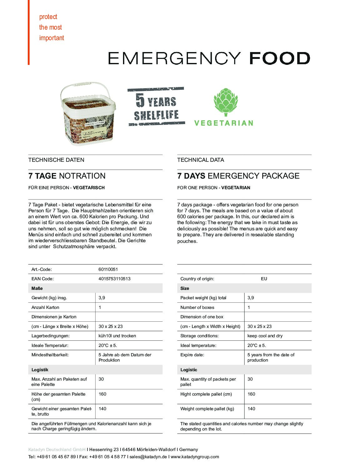 TR60110051 Factsheet EF 7 Days Veg pdf <div class="flex-shrink-0 flex flex-col relative items-end"> <div> <div class="pt-0"> <div class="gizmo-bot-avatar flex h-8 w-8 items-center justify-center overflow-hidden rounded-full"> Voedselpakket voor 7 dagen. Het Emergency Food-7 dagen pakket bevat vegetarische maaltijden voor één persoon voor 7 dagen. Goed voor ongeveer 1650 kilocalorieën per dag, dus met wat aanvullend voedsel zit je zo op je aanbevolen dagelijkse hoeveelheid. De menu's zijn snel en eenvoudig te bereiden. Elke maaltijd wordt geleverd in hersluitbare, staande zakken. 5 jaar houdbaar. Voor de bereiding is warm of koud water nodig. <div></div> <div> <p lang="nl" data-bind="text: Description, visible: $root.itemInfo() !== null"></p> </div> </div> </div> </div> </div>