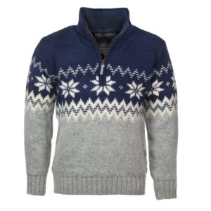 Pure Wool Herentrui Kees UJK-2402 Marine/Grijs (najaar 2025)