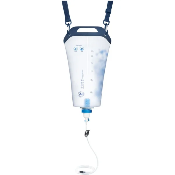 Befree Gravity Filter 30 L Het <strong>Katadyn BeFree Gravity Filter 3,0 L</strong> is een revolutionair en gebruiksvriendelijk waterfilter dat je eenvoudig voorziet van schoon en veilig drinkwater, waar je ook bent. Dit zwaartekrachtfilter is ontworpen voor avonturiers, kampeerders en hikers die lichtgewicht en efficiënte uitrusting nodig hebben. Zonder pomp of fysieke inspanning filtert het water door simpelweg de zwaartekracht zijn werk te laten doen. Dit maakt het een ideale oplossing voor outdooractiviteiten, survivaltochten of noodsituaties. Dankzij het compacte ontwerp, het lichte gewicht en het betrouwbare hollevezelfilter, is de BeFree 3,0 L niet alleen gemakkelijk mee te nemen, maar ook duurzaam en milieuvriendelijk. Het filtert bacteriën, cysten en sedimenten, waardoor je verzekerd bent van helder, veilig drinkwater in slechts enkele minuten. <strong>Kenmerken:</strong> <ul> <li><strong>Efficiënte filtratie:</strong> Verwijdert bacteriën, cysten en sedimenten uit vervuild water, waardoor je schoon en veilig drinkwater hebt.</li> <li><strong>Compact en lichtgewicht:</strong> Met een gewicht van slechts <strong>192 gram</strong> is het eenvoudig mee te nemen in je rugzak of uitrusting.</li> <li><strong>Eenvoudig in gebruik:</strong> Vul de zak, hang hem op, en laat de zwaartekracht zijn werk doen zonder extra inspanning.</li> <li><strong>Geschikt voor outdoor en noodsituaties:</strong> Of je nu gaat kamperen, wandelen, of een noodvoorraad aan drinkwater nodig hebt, het BeFree 3,0 L is een betrouwbare keuze.</li> <li><strong>Stevige constructie:</strong> Gemaakt van duurzaam materiaal dat bestand is tegen ruwe omstandigheden.</li> <li><strong>Hollevezelfilter:</strong> Zorgt voor een snelle doorstroming en een betrouwbare filtratiekwaliteit.</li> </ul> <a href="https://dedump.nl/wp-content/uploads/2025/01/K8020471_Factsheet-8020471-Gravity-BeFree-3.0L-EN.pdf" target="_blank" rel="noopener" data-bind="click: $root.onAttachmentClicked"><span data-bind="text: $data.Name">Factsheet 8020471 Gravity BeFree 3.0L EN</span></a> - <a href="https://dedump.nl/wp-content/uploads/2025/01/K8020471_Manual-Gravity-BeFree-3.0L-EN.pdf" target="_blank" rel="noopener" data-bind="click: $root.onAttachmentClicked"><span data-bind="text: $data.Name">Manual Gravity BeFree 3.0L EN</span></a>  
