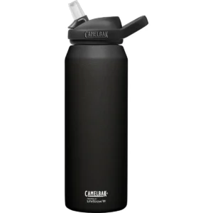 Eddy+ 1 L Vacuum Insul filtered by LifeStraw Black