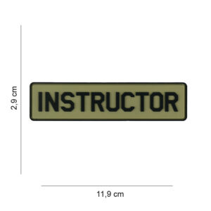 Embleem 3D PVC Instructor #15082