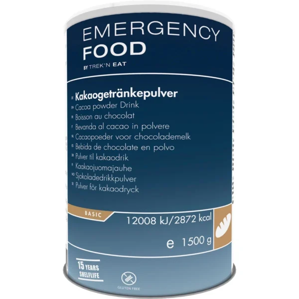 Emergency Food Cocoa Drink <h3 data-start="0" data-end="92"><strong data-start="4" data-end="90">Trek’n Eat Emergency Food Cocoa Drink – Lang houdbare, energievolle chocoladedrank</strong></h3> <p data-start="94" data-end="388">De <strong data-start="97" data-end="138">Trek’n Eat Emergency Food Cocoa Drink</strong> is de ultieme warme chocoladedrank voor noodsituaties, outdoor avonturen en lange opslag. Dit cacao-drankpoeder wordt luchtdicht verpakt en heeft een <strong data-start="289" data-end="317">houdbaarheid van 15 jaar</strong>, waardoor het perfect is voor preppers, kampeerders en survivalists.</p> <p data-start="390" data-end="626">Met een <strong data-start="398" data-end="432">romige en volle chocoladesmaak</strong> biedt deze drank niet alleen troost en genot, maar ook een <strong data-start="492" data-end="536">hoge energieboost van 359 kcal per 100 g</strong>. Ideaal voor koude nachten, vermoeidheid of gewoon een heerlijk moment van ontspanning.</p> <p data-start="89" data-end="626"><strong>>> <a href="https://dedump.nl/wp-content/uploads/2025/02/TR661101.01_Factsheet-Cacoa-powder-Drink-V210216.pdf" target="_blank" rel="noopener" data-bind="click: $root.onAttachmentClicked"><span data-bind="text: $data.Name">Factsheet</span></a></strong></p>