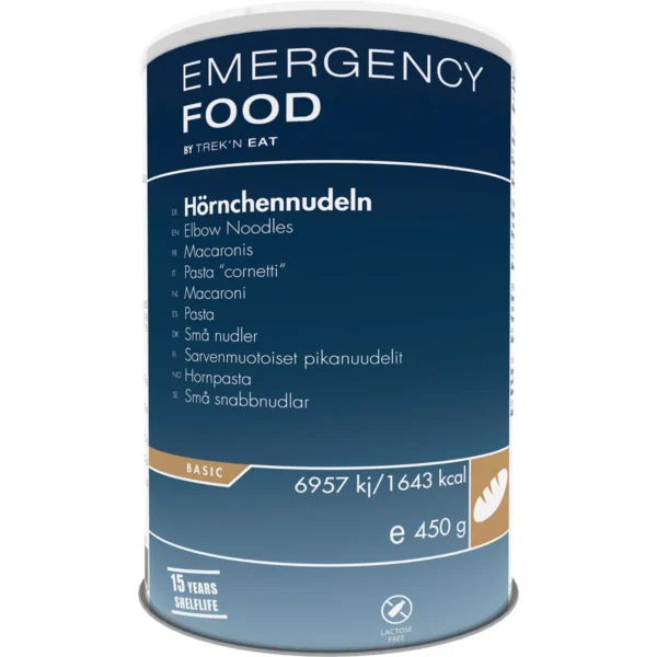 Emergency Food Elbow Noodles <h3 data-start="181" data-end="283"><strong data-start="185" data-end="281">Trek’n Eat Emergency Food Elbow Noodles – Lang houdbare en voedzame pasta voor noodsituaties</strong></h3> <p data-start="285" data-end="640">De <strong data-start="288" data-end="331">Trek’n Eat Emergency Food Elbow Noodles</strong> is een essentiële bron van koolhydraten voor noodsituaties, outdoor avonturen en langdurige voedselopslag. Deze pasta is zorgvuldig verpakt onder vacuüm en stikstof om een indrukwekkende <strong data-start="519" data-end="547">houdbaarheid van 15 jaar</strong> te garanderen. Dankzij de hersluitbare verpakking blijft de inhoud vers, zelfs na opening.</p> <p data-start="642" data-end="817">Met een eenvoudig bereidingsproces – voeg de pasta toe aan kokend water, roer en laat even staan – is dit een ideale keuze voor <strong data-start="770" data-end="814">survival, prepping en outdoor expedities</strong>.</p> <p data-start="89" data-end="626"><strong>>> <a href="https://dedump.nl/wp-content/uploads/2025/02/TR678101.01_Factsheet-Elbow-Noodles-V210216.pdf" target="_blank" rel="noopener" data-bind="click: $root.onAttachmentClicked"><span data-bind="text: $data.Name">Factsheet</span></a></strong></p>