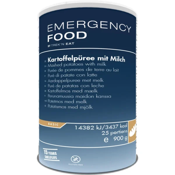 Emergency Food Mashed Potatos <h3 data-start="0" data-end="113"><strong data-start="4" data-end="111">Trek’n Eat Emergency Food Mashed Potatoes – Lang houdbare en voedzame aardappelpuree voor noodsituaties</strong></h3> <p data-start="115" data-end="421">De <strong data-start="118" data-end="163">Trek’n Eat Emergency Food Mashed Potatoes</strong> is een essentiële energiebron voor <strong data-start="199" data-end="263">noodsituaties, outdoor avonturen en langdurige voedselopslag</strong>. Deze luchtige en romige aardappelpuree is <strong data-start="307" data-end="354">zorgvuldig verpakt onder vacuüm en stikstof</strong>, wat een indrukwekkende <strong data-start="379" data-end="407">houdbaarheid van 15 jaar</strong> garandeert.</p> <p data-start="423" data-end="691">Met <strong data-start="427" data-end="450">30 porties per blik</strong> is dit een ideale keuze voor <strong data-start="480" data-end="533">survival, prepping en grootschalige noodvoorraden</strong>. De puree is eenvoudig te bereiden door kokend water toe te voegen, te roeren en even te laten staan – perfect voor een voedzame maaltijd in elke situatie.</p> <p data-start="89" data-end="626"><strong>>> <a href="https://dedump.nl/wp-content/uploads/2025/02/TR630101.01_Factsheet-Mashed-Potatoes-with-Milk-V210216.pdf" target="_blank" rel="noopener" data-bind="click: $root.onAttachmentClicked"><span data-bind="text: $data.Name">Factsheet</span></a></strong></p>