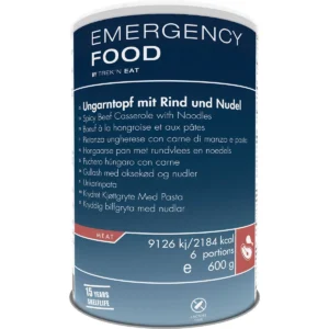 Emergency Food Spicy Beef Casserole with Noodles Trek'n Eat