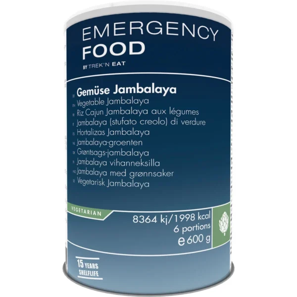 Emergency Food Vegetable Jambalaya <h3 data-start="0" data-end="124"><strong data-start="4" data-end="124">Trek’n Eat Emergency Food Vegetable Jambalaya – Lang houdbare en smaakvolle vegetarische maaltijd voor noodsituaties</strong></h3> <p data-start="126" data-end="434">De <strong data-start="129" data-end="178">Trek’n Eat Emergency Food Vegetable Jambalaya</strong> is een heerlijke en voedzame <strong data-start="208" data-end="233">vegetarische maaltijd</strong>, perfect voor <strong data-start="248" data-end="312">noodsituaties, outdoor avonturen en langdurige voedselopslag</strong>. Deze maaltijd is <strong data-start="331" data-end="369">onder vacuüm en stikstof ingeblikt</strong>, wat zorgt voor een <strong data-start="390" data-end="433">uitzonderlijke houdbaarheid van 15 jaar</strong>.</p> <p data-start="436" data-end="664">Met <strong data-start="440" data-end="462">6 porties per blik</strong> en een eenvoudige bereiding – voeg <strong data-start="498" data-end="514">kokend water</strong> toe en laat het even staan – is deze <strong data-start="552" data-end="575">Vegetable Jambalaya</strong> een smakelijke en gemakkelijke maaltijd voor <strong data-start="621" data-end="663">preppers, survivalisten en avonturiers</strong>.</p> <p data-start="89" data-end="626"><strong>>> <a href="https://dedump.nl/wp-content/uploads/2025/02/TR606101.01_Factsheet-Vegetable-Jambalaya-V210216.pdf" target="_blank" rel="noopener" data-bind="click: $root.onAttachmentClicked"><span data-bind="text: $data.Name">Factsheet</span></a></strong></p>