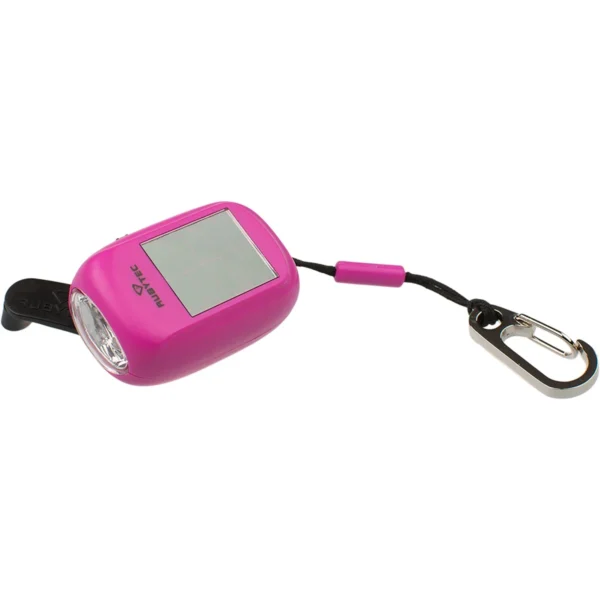 Kao Clip Flashlight dark pink <h3 data-start="0" data-end="52"><strong data-start="4" data-end="50">Rubytec Kao Clip – Oplaadbare Mini Zaklamp</strong></h3> <p data-start="79" data-end="305">De <strong data-start="82" data-end="102">Rubytec Kao Clip</strong> is een <strong data-start="110" data-end="150">lichtgewicht en compacte minizaklamp</strong> met <strong data-start="155" data-end="177">twee heldere LED’s</strong> en een <strong data-start="185" data-end="201">handige clip</strong>. Deze must-have zaklamp wordt zelfs door <strong data-start="243" data-end="269">sommige politiekorpsen</strong> gebruikt als <strong data-start="283" data-end="302">noodverlichting</strong>!</p> <p data-start="307" data-end="590">Dankzij <strong data-start="315" data-end="336">twee oplaadopties</strong> – een <strong data-start="343" data-end="364">klein zonnepaneel</strong> en een <strong data-start="372" data-end="394">handmatige zwengel</strong> – heb je altijd licht, <strong data-start="418" data-end="455">zonder batterijen nodig te hebben</strong>. De stevige clip maakt het eenvoudig om de Kao aan je sleutelbos, rugzak of jas te bevestigen, zodat je hem altijd bij de hand hebt.</p> <p data-start="307" data-end="590">> <a href="https://youtu.be/Hy91CdOWNoo" target="_blank" rel="noopener"><strong>Video YouTube</strong></a></p>