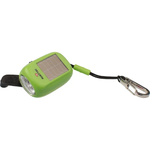 Kao Clip Flashlight green <h3 data-start="0" data-end="52"><strong data-start="4" data-end="50">Rubytec Kao Clip – Oplaadbare Mini Zaklamp</strong></h3> <p data-start="79" data-end="305">De <strong data-start="82" data-end="102">Rubytec Kao Clip</strong> is een <strong data-start="110" data-end="150">lichtgewicht en compacte minizaklamp</strong> met <strong data-start="155" data-end="177">twee heldere LED’s</strong> en een <strong data-start="185" data-end="201">handige clip</strong>. Deze must-have zaklamp wordt zelfs door <strong data-start="243" data-end="269">sommige politiekorpsen</strong> gebruikt als <strong data-start="283" data-end="302">noodverlichting</strong>!</p> <p data-start="307" data-end="590">Dankzij <strong data-start="315" data-end="336">twee oplaadopties</strong> – een <strong data-start="343" data-end="364">klein zonnepaneel</strong> en een <strong data-start="372" data-end="394">handmatige zwengel</strong> – heb je altijd licht, <strong data-start="418" data-end="455">zonder batterijen nodig te hebben</strong>. De stevige clip maakt het eenvoudig om de Kao aan je sleutelbos, rugzak of jas te bevestigen, zodat je hem altijd bij de hand hebt.</p> <p data-start="307" data-end="590">> <a href="https://youtu.be/Hy91CdOWNoo" target="_blank" rel="noopener"><strong>Video YouTube</strong></a></p>