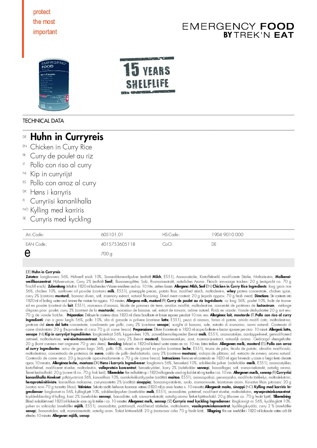 TR605101.01 Factsheet Chicken in Curry Rice V210216 pdf <h3 data-start="0" data-end="58"><strong data-start="4" data-end="58">Trek'n Eat Emergency Food: Chicken in Curried Rice</strong></h3> <p data-start="60" data-end="382">De <strong data-start="63" data-end="101">Trek'n Eat Chicken in Curried Rice</strong> is een <strong data-start="109" data-end="145">lang houdbare, voedzame maaltijd</strong> die perfect is voor <strong data-start="166" data-end="183">noodsituaties</strong>, <strong data-start="185" data-end="206">outdoor avonturen</strong>, of <strong data-start="211" data-end="227">lange reizen</strong>. Het bevat heerlijke stukken <strong data-start="257" data-end="264">kip</strong> met <strong data-start="269" data-end="292">geurende curryrijst</strong> in een <strong data-start="300" data-end="315">romige saus</strong>, en is ontworpen voor een lange <strong data-start="348" data-end="365">bewaarperiode</strong> van <strong data-start="370" data-end="381">15 jaar</strong>.</p> <p data-start="89" data-end="626"><strong>>> <a href="https://dedump.nl/wp-content/uploads/2025/02/TR605101.01_Factsheet-Chicken-in-Curry-Rice-V210216.pdf" target="_blank" rel="noopener" data-bind="click: $root.onAttachmentClicked"><span data-bind="text: $data.Name">Factsheet</span></a></strong></p>