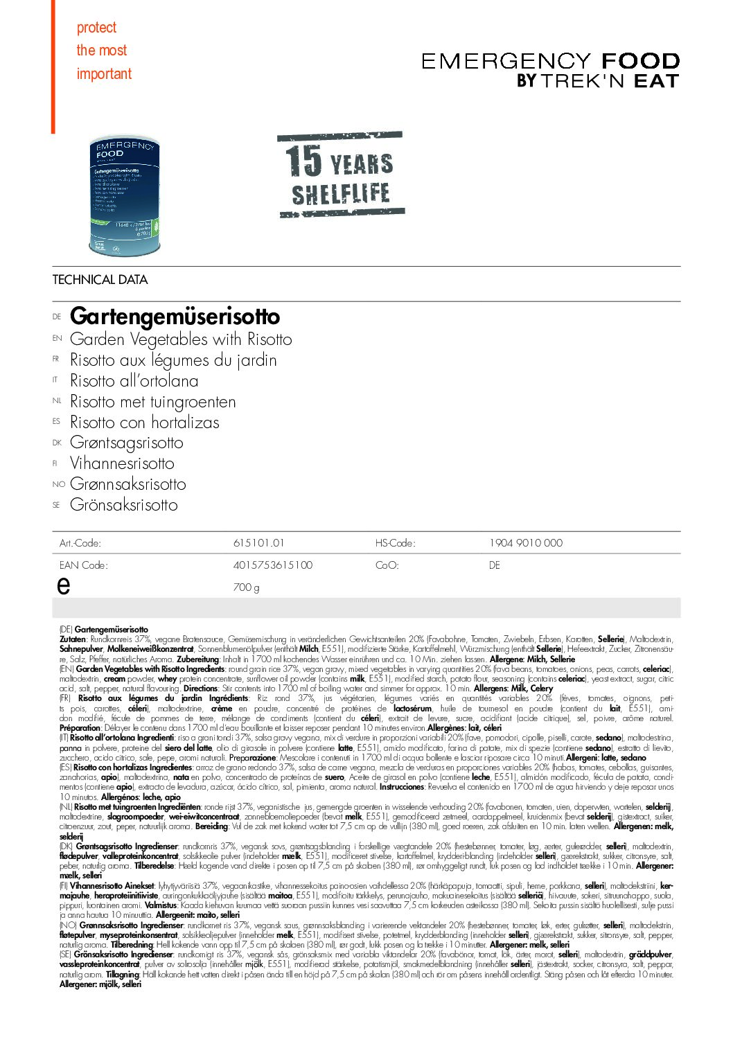 TR615101.01 Factsheet Garden Vegetables with Risotto V210216 pdf <h3 data-start="0" data-end="104"><strong data-start="4" data-end="104">Trek’n Eat Emergency Food Garden Vegetables with Risotto – Lange houdbaarheid voor noodsituaties</strong></h3> <p data-start="106" data-end="471">De <strong data-start="109" data-end="169">Trek’n Eat Emergency Food Garden Vegetables with Risotto</strong> is een smaakvolle en voedzame maaltijd, ideaal voor lange termijn voedselopslag, <strong data-start="251" data-end="268">noodsituaties</strong>, en <strong data-start="273" data-end="297">outdoor activiteiten</strong>. Dit gerecht is <strong data-start="314" data-end="346">vacuum en stikstof ingeblikt</strong>, wat zorgt voor een <strong data-start="367" data-end="401">lange houdbaarheid van 15 jaar</strong> en maakt het perfect voor jouw <strong data-start="433" data-end="450">emergency kit</strong> of <strong data-start="454" data-end="470">voorraadkast</strong>.</p> <p data-start="473" data-end="743">Met <strong data-start="477" data-end="499">6 porties per blik</strong> en een eenvoudige bereidingswijze, biedt deze <strong data-start="546" data-end="570">vegetarische risotto</strong> de juiste balans tussen <strong data-start="595" data-end="623">groenten en koolhydraten</strong>. Ideaal voor <strong data-start="637" data-end="649">preppers</strong>, <strong data-start="651" data-end="661">hikers</strong>, en iedereen die op zoek is naar een betrouwbare maaltijdoptie voor noodgevallen.</p> <p data-start="89" data-end="626"><strong>>> <a href="https://dedump.nl/wp-content/uploads/2025/02/TR615101.01_Factsheet-Garden-Vegetables-with-Risotto-V210216.pdf" target="_blank" rel="noopener" data-bind="click: $root.onAttachmentClicked"><span data-bind="text: $data.Name">Factsheet</span></a></strong></p>