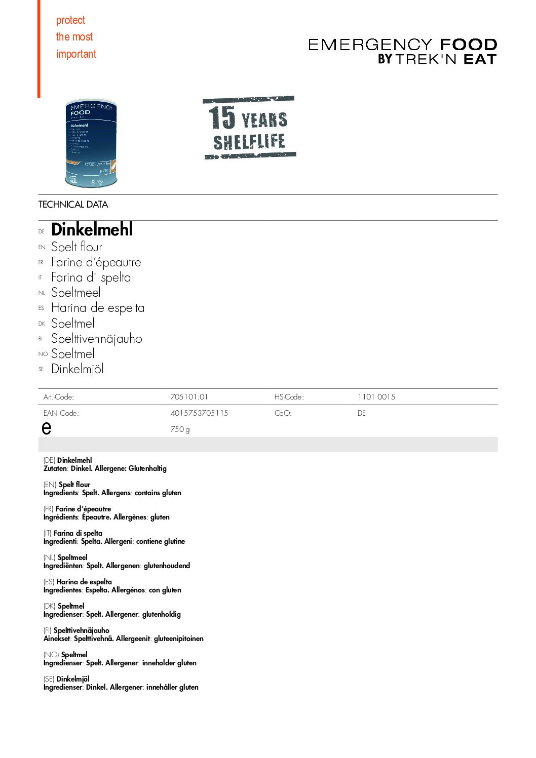 TR705101.01 Factsheet Spelt flour V210216 pdf <h3 data-start="0" data-end="109"><strong data-start="4" data-end="107">Trek’n Eat Emergency Food Spelt Flour – Lang houdbaar speltmeel voor noodrantsoen & outdoor gebruik</strong></h3> <p data-start="111" data-end="364">De <strong data-start="114" data-end="155">Trek’n Eat Emergency Food Spelt Flour</strong> is een hoogwaardige en lang houdbare meelsoort, verpakt in een luchtdicht blik met een houdbaarheid van <strong data-start="260" data-end="271">15 jaar</strong>. Dit maakt het ideaal voor <strong data-start="299" data-end="361">prepping, noodrantsoenen, survival en outdoor activiteiten</strong>.</p> <p data-start="366" data-end="552">Speltmeel is een uitstekende bron van <strong data-start="404" data-end="449">complexe koolhydraten, eiwitten en vezels</strong>, waardoor het perfect is voor het bereiden van voedzame maaltijden zoals brood, pannenkoeken of pap.</p> <p data-start="89" data-end="626"><strong>>> <a href="https://dedump.nl/wp-content/uploads/2025/02/TR705101.01_Factsheet-Spelt-flour-V210216.pdf" target="_blank" rel="noopener" data-bind="click: $root.onAttachmentClicked"><span data-bind="text: $data.Name">Factsheet Spelt flour V210216</span></a> </strong></p>