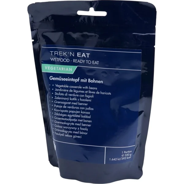 Beans and Vegetables Medley RTE <h3 data-start="0" data-end="52"><strong data-start="4" data-end="52">Beans and Vegetables Medley-RTE | Trek'n Eat</strong></h3> <p data-start="54" data-end="568"><strong data-start="54" data-end="71">Beschrijving:</strong> De <strong data-start="75" data-end="110">Beans and Vegetables Medley-RTE</strong> van <strong data-start="115" data-end="129">Trek'n Eat</strong> biedt een heerlijke en voedzame maaltijd die perfect is voor onderweg. Deze kant-en-klare maaltijd is ideaal voor outdoor avonturiers, kampeerders en iedereen die onderweg snel en gemakkelijk een maaltijd wil genieten. Je kunt het koud eten of eenvoudig opwarmen in heet water voor een warme maaltijd. Het is een smakelijke en makkelijke oplossing voor als je op avontuur bent of gewoon geen zin hebt om tijd in de keuken door te brengen.</p> <p data-start="89" data-end="626"><strong>>> <a href="https://dedump.nl/wp-content/uploads/2025/03/TR35001006_Factsheet-Vegetable-casserole-with-beans-V230721.pdf" target="_blank" rel="noopener" data-bind="click: $root.onAttachmentClicked"><span data-bind="text: $data.Name">Factsheet</span></a></strong></p>