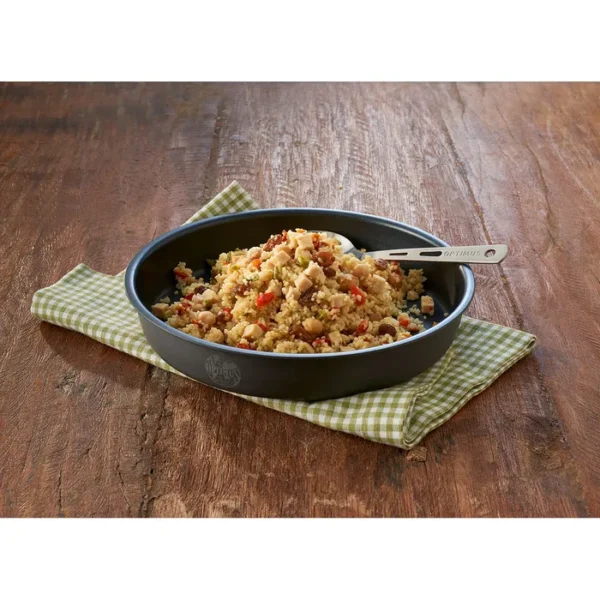Couscous with Chicken1 <h3 data-start="0" data-end="42"><strong data-start="4" data-end="42">Couscous with Chicken | Trek'n Eat</strong></h3> <p data-start="44" data-end="479"><strong data-start="44" data-end="61">Beschrijving:</strong> Geniet van een voedzame en heerlijke maaltijd met de <strong data-start="115" data-end="140">Couscous with Chicken</strong> van <strong data-start="145" data-end="159">Trek'n Eat</strong>. Dit gerecht combineert de zachte textuur van couscous met malse kip in een smakelijke en voedzame maaltijd. Het is perfect voor outdoor avonturen, kamperen of als snelle maaltijd voor onderweg. Dankzij de <strong data-start="366" data-end="389">5 jaar houdbaarheid</strong> en de gemakkelijke voorbereiding, is deze maaltijd een ideale keuze voor iedere reiziger.</p> <p data-start="89" data-end="626"><strong>>> <a href="https://dedump.nl/wp-content/uploads/2025/03/TR30202006_Factsheet-Couscous-with-Chicken-V201214.pdf" target="_blank" rel="noopener" data-bind="click: $root.onAttachmentClicked"><span data-bind="text: $data.Name">Factsheet</span></a></strong></p>