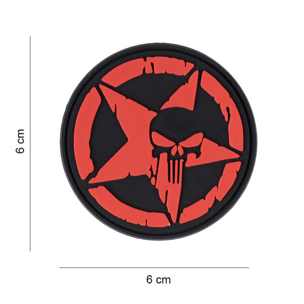 Embleem 3D PVC Punisher allied star rood 17060 <h3 data-start="0" data-end="52"><strong data-start="4" data-end="50">3D PVC Embleem Punisher Allied Star – Rood</strong></h3> <p data-start="54" data-end="317">Geef je uitrusting een stoere en unieke uitstraling met het <strong data-start="114" data-end="153">3D PVC Punisher Allied Star Embleem</strong> van <strong data-start="158" data-end="169">101 INC</strong>. Dit hoogwaardige <strong data-start="188" data-end="201">PVC-patch</strong> is voorzien van een <strong data-start="222" data-end="250">gedetailleerd 3D-ontwerp</strong> en heeft een opvallende <strong data-start="275" data-end="314">rode Punisher-skull met Allied Star</strong>.</p> <p data-start="319" data-end="684">Dankzij de <strong data-start="330" data-end="375">klittenbandbevestiging aan de achterzijde</strong> kan het embleem eenvoudig worden bevestigd op tactische vesten, rugzakken, jassen en andere uitrusting met <strong data-start="483" data-end="501">Velcro-panelen</strong>. Het <strong data-start="507" data-end="533">duurzame PVC-materiaal</strong> is bestand tegen slijtage en weersinvloeden, waardoor dit embleem perfect is voor <strong data-start="616" data-end="681">airsoft, paintball, militaire toepassingen en outdoor-gebruik</strong>.</p>