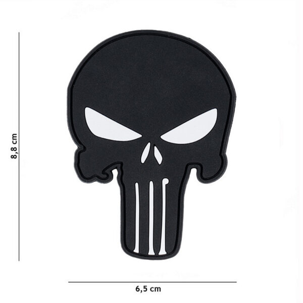 Embleem 3D PVC Punisher zwart 14063 <h3 data-start="0" data-end="46"><strong data-start="4" data-end="39">3D PVC Embleem – Punisher Zwart</strong> </h3> <p data-start="48" data-end="366">Maak een <strong data-start="57" data-end="79">krachtig statement</strong> met het <strong data-start="88" data-end="121">3D PVC Punisher Zwart Embleem</strong> van <strong data-start="126" data-end="137">101 INC</strong>. Dit stoere embleem is voorzien van het iconische <strong data-start="188" data-end="205">Punisher-logo</strong>, een symbool van kracht, doorzettingsvermogen en gerechtigheid, geliefd onder <strong data-start="284" data-end="363">militairen, airsoft-spelers, survivalisten en liefhebbers van tactical gear</strong>.</p> <p data-start="368" data-end="731">Het <strong data-start="372" data-end="402">hoogwaardige PVC-materiaal</strong> zorgt ervoor dat het embleem <strong data-start="432" data-end="473">duurzaam, slijtvast en waterbestendig</strong> is, waardoor het bestand is tegen intensief gebruik in <strong data-start="529" data-end="553">ruige omstandigheden</strong>. Dankzij de <strong data-start="566" data-end="611">klittenbandbevestiging aan de achterzijde</strong> is het eenvoudig te plaatsen op <strong data-start="644" data-end="728">tactische vesten, rugzakken, jassen, caps en andere uitrusting met Velcro-panels</strong>.</p>