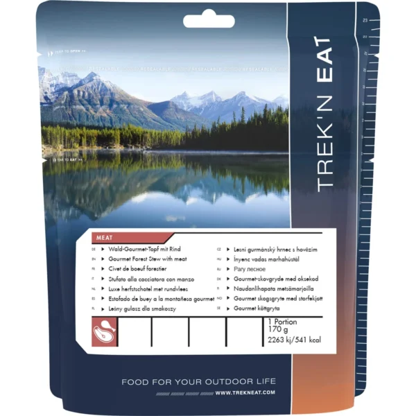 Gourmet Forest Stew with meat <h3 data-start="0" data-end="48"><strong data-start="4" data-end="48">Trek'n Eat Gourmet Forest Stew with Meat</strong></h3> <p data-start="72" data-end="560">De <strong data-start="75" data-end="119">Trek'n Eat Gourmet Forest Stew with Meat</strong> is een heerlijke en voedzame maaltijd die eenvoudig te bereiden is door kokend water toe te voegen. Dit gerecht heeft een <strong data-start="242" data-end="269">houdbaarheid van 5 jaar</strong>, wat het ideaal maakt voor langdurige opslag, survivalkits of reizen. Het is 100% natuurlijk, zonder conserveringsmiddelen, kleurstoffen of smaakversterkers, en biedt een smakelijke, vullende maaltijd met vlees, perfect voor het oppeppen van een avontuurlijke dag of voor dagelijks gebruik.</p> <p data-start="89" data-end="626"><strong>>> <a href="https://dedump.nl/wp-content/uploads/2025/03/TR30202013_Factsheet-Gourmet-Forest-Stew-with-meat-V201215.pdf" target="_blank" rel="noopener" data-bind="click: $root.onAttachmentClicked"><span data-bind="text: $data.Name">Factsheet</span></a></strong></p>