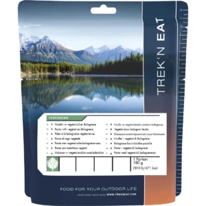 Pasta with vegetarian Bolognese Trek'n Eat