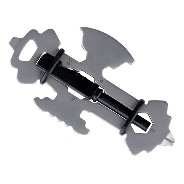 Pocket multitool1 <h3 data-start="0" data-end="48"><strong data-start="4" data-end="48">Pocket Multitool – 10 Functies | 101 INC</strong></h3> <p data-start="50" data-end="104"> <strong data-start="53" data-end="104">Compact, veelzijdig en altijd klaar voor actie!</strong></p> <p data-start="106" data-end="545">De <strong data-start="109" data-end="141">Pocket Multitool van 101 INC</strong> is de perfecte <strong data-start="157" data-end="170">oplossing</strong> voor wie altijd een <strong data-start="191" data-end="213">handig gereedschap</strong> bij zich wil hebben, zonder concessies te doen aan <strong data-start="265" data-end="282">draagbaarheid</strong>. Met <strong data-start="288" data-end="317">10 verschillende functies</strong> is dit multitool een onmisbare metgezel voor outdoorliefhebbers, kampeerders, fietsers en voor dagelijks gebruik. Het compacte ontwerp past gemakkelijk in je zak of tas, zodat je altijd voorbereid bent op onverwachte situaties.</p>