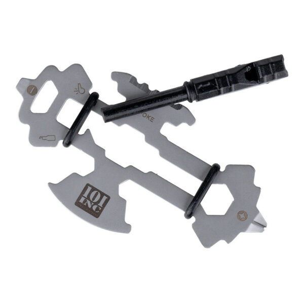 Pocket multitool2 <h3 data-start="0" data-end="48"><strong data-start="4" data-end="48">Pocket Multitool – 10 Functies | 101 INC</strong></h3> <p data-start="50" data-end="104"> <strong data-start="53" data-end="104">Compact, veelzijdig en altijd klaar voor actie!</strong></p> <p data-start="106" data-end="545">De <strong data-start="109" data-end="141">Pocket Multitool van 101 INC</strong> is de perfecte <strong data-start="157" data-end="170">oplossing</strong> voor wie altijd een <strong data-start="191" data-end="213">handig gereedschap</strong> bij zich wil hebben, zonder concessies te doen aan <strong data-start="265" data-end="282">draagbaarheid</strong>. Met <strong data-start="288" data-end="317">10 verschillende functies</strong> is dit multitool een onmisbare metgezel voor outdoorliefhebbers, kampeerders, fietsers en voor dagelijks gebruik. Het compacte ontwerp past gemakkelijk in je zak of tas, zodat je altijd voorbereid bent op onverwachte situaties.</p>