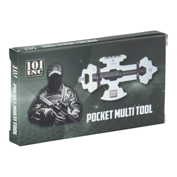 Pocket multitool3 <h3 data-start="0" data-end="48"><strong data-start="4" data-end="48">Pocket Multitool – 10 Functies | 101 INC</strong></h3> <p data-start="50" data-end="104"> <strong data-start="53" data-end="104">Compact, veelzijdig en altijd klaar voor actie!</strong></p> <p data-start="106" data-end="545">De <strong data-start="109" data-end="141">Pocket Multitool van 101 INC</strong> is de perfecte <strong data-start="157" data-end="170">oplossing</strong> voor wie altijd een <strong data-start="191" data-end="213">handig gereedschap</strong> bij zich wil hebben, zonder concessies te doen aan <strong data-start="265" data-end="282">draagbaarheid</strong>. Met <strong data-start="288" data-end="317">10 verschillende functies</strong> is dit multitool een onmisbare metgezel voor outdoorliefhebbers, kampeerders, fietsers en voor dagelijks gebruik. Het compacte ontwerp past gemakkelijk in je zak of tas, zodat je altijd voorbereid bent op onverwachte situaties.</p>