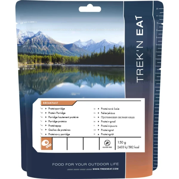 Protein Porridge <h3 data-start="0" data-end="35"><strong data-start="4" data-end="35">Trek'n Eat Protein Porridge</strong></h3> <p data-start="59" data-end="590">De <strong data-start="62" data-end="93">Trek'n Eat Protein Porridge</strong> is een eiwitrijke, voedzame maaltijd die ideaal is voor een snel en gezond ontbijt, vooral tijdens buitenactiviteiten, avonturen, of als onderdeel van je dagelijkse routine. Dit product is 100% natuurlijk, zonder conserveringsmiddelen, kleurstoffen of smaakversterkers, en heeft een houdbaarheid van <strong data-start="394" data-end="404">5 jaar</strong>. Het is eenvoudig te bereiden door kokend water toe te voegen en even te laten staan. Deze voedzame pap voorziet je van de nodige energie, eiwitten en vezels om je dag goed te beginnen.</p> <p data-start="89" data-end="626"><strong>>> <a href="https://dedump.nl/wp-content/uploads/2025/03/TR30101007_Factsheet-Protein-Porridge-V201214.pdf" target="_blank" rel="noopener" data-bind="click: $root.onAttachmentClicked"><span data-bind="text: $data.Name">Factsheet</span></a></strong></p>