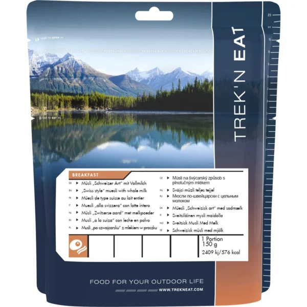 Swiss Muesli with milk <h3 data-start="0" data-end="43"><strong data-start="4" data-end="43">Swiss Muesli with Milk | Trek'n Eat</strong></h3> <p data-start="45" data-end="556"><strong data-start="45" data-end="62">Beschrijving:</strong> De <strong data-start="66" data-end="92">Swiss Muesli with Milk</strong> van <strong data-start="97" data-end="111">Trek'n Eat</strong> biedt een heerlijke en voedzame maaltijd die perfect is voor een snel ontbijt of als voedzaam tussendoortje. Deze muesli combineert de rijkdom van granen, melk en fruit, waardoor het een smaakvolle manier is om je dag te starten of je energie op peil te houden tijdens een outdoor avontuur. De maaltijd is snel en eenvoudig te bereiden door kokend water toe te voegen, waardoor het ideaal is voor kampeerders, wandelaars, of andere avonturiers.</p> <p data-start="89" data-end="626"><strong>>> <a href="https://dedump.nl/wp-content/uploads/2025/03/TR30101005_Factsheet-Swiss-style-muesli-V201214.pdf" target="_blank" rel="noopener" data-bind="click: $root.onAttachmentClicked"><span data-bind="text: $data.Name">Factsheet</span></a></strong></p>