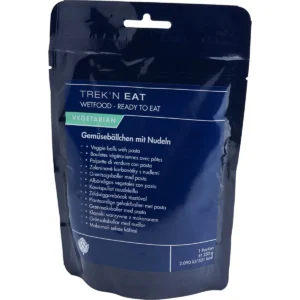 Veggie balls with pasta-RTE Trek'n Eat