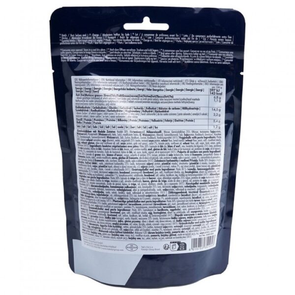 Veggie balls with pasta RTE11 <h3 data-start="0" data-end="48"><strong data-start="4" data-end="48">Veggie Balls with Pasta-RTE | Trek'n Eat</strong></h3> <p data-start="50" data-end="493"><strong data-start="50" data-end="67">Beschrijving:</strong> De <strong data-start="71" data-end="102">Veggie Balls with Pasta-RTE</strong> van <strong data-start="107" data-end="121">Trek'n Eat</strong> biedt een heerlijke en makkelijke maaltijd voor iedereen die onderweg is. Deze kant-en-klare maaltijd is perfect voor avonturiers, kampeerders of reizigers die geen concessies willen doen aan smaak of gemak. De combinatie van smaakvolle veggieballen en pasta is voedzaam en ideaal voor onderweg, en het kan koud gegeten worden of eenvoudig opgewarmd worden in heet water.</p> <p data-start="89" data-end="626"><strong>>> <a href="https://dedump.nl/wp-content/uploads/2025/03/TR35001005_Factsheet-Veggieballs-with-pasta-V230801.pdf" target="_blank" rel="noopener" data-bind="click: $root.onAttachmentClicked"><span data-bind="text: $data.Name">Factsheet</span></a></strong></p>